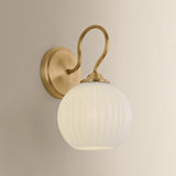 Vida Wall Sconce, Patina Brass