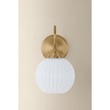 Vida Wall Sconce, Patina Brass