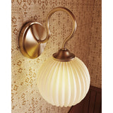 Vida Wall Sconce, Patina Brass