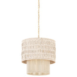 Lisbeta Chandelier, Aged Brass