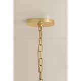 Lisbeta Chandelier, Aged Brass