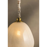 Remi Pendant, Aged Brass