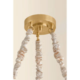 Remi Chandelier, Aged Brass