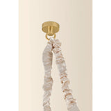 Remi Chandelier, Aged Brass