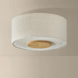 Miller 1 Light Flush Mount, Aged Brass