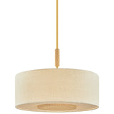 Miller Pendant, Aged Brass