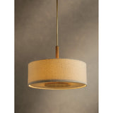Miller Pendant, Aged Brass