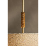 Miller Pendant, Aged Brass