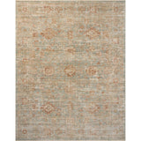 Loloi Rug Heritage HER-06, Aqua/Terracotta-Rugs1-High Fashion Home