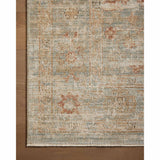 Loloi Rug Heritage HER-06, Aqua/Terracotta-Rugs1-High Fashion Home