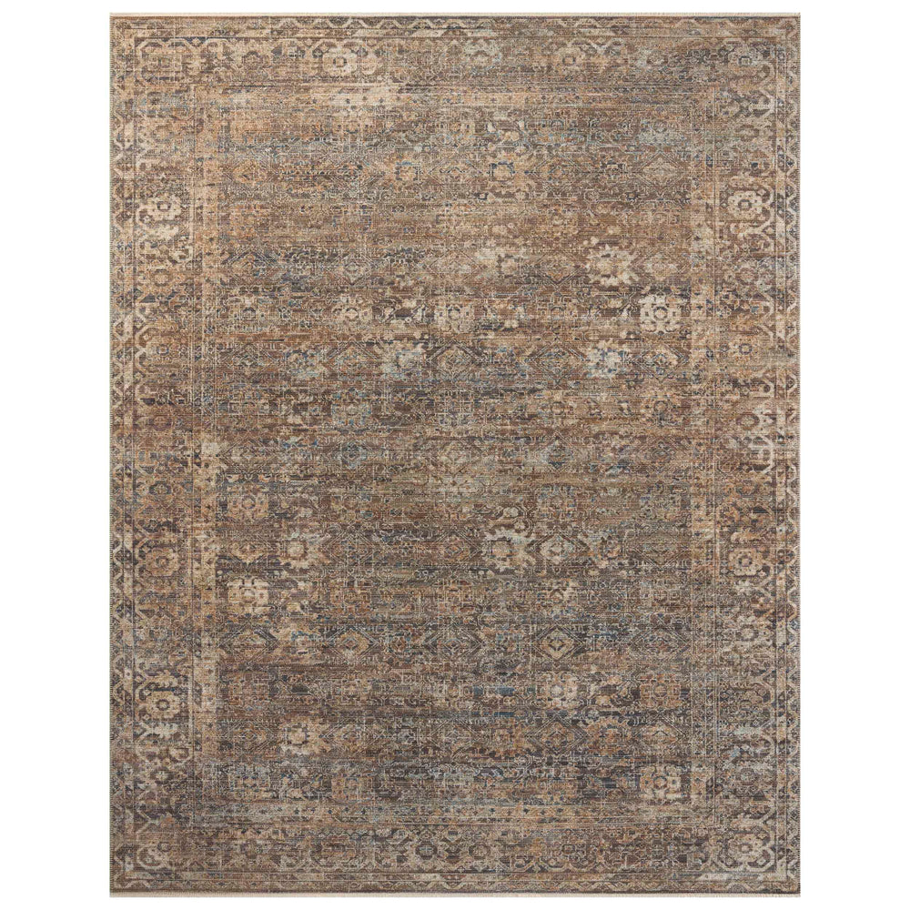 Loloi Rug Heritage HER-07, Mocha/Denim