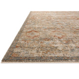 Loloi Rug Heritage HER-10, Grey/Sunset