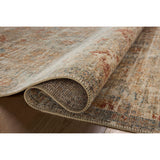 Loloi Rug Heritage HER-10, Grey/Sunset