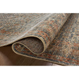 Loloi Rug Heritage HER-12, Blue/Rust