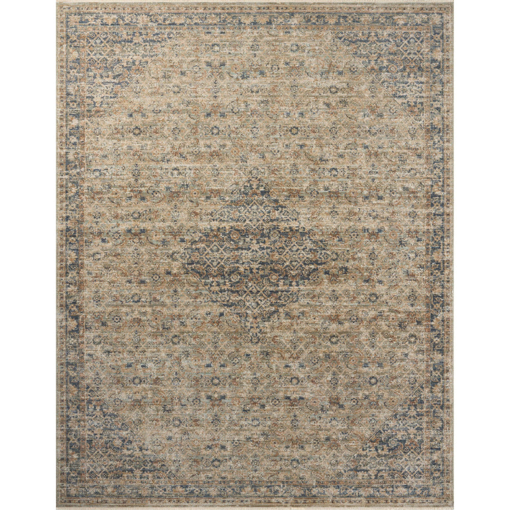 Loloi Rug Heritage HER-08, Sage/Navy-High Fashion Home