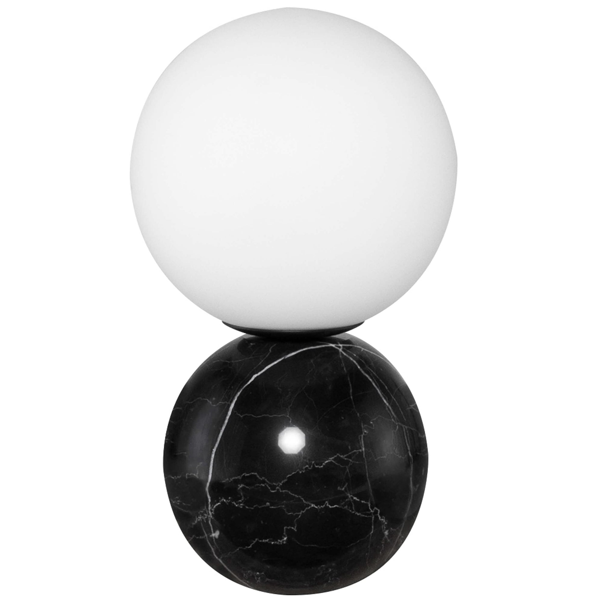 Kiki Table Lamp, Noir Marble – High Fashion Home