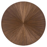 Eleana Round Extendable Dining Table, Light Caramel-Furniture - Dining-High Fashion Home