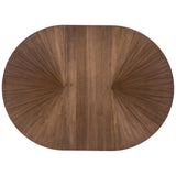 Eleana Round Extendable Dining Table, Light Caramel-Furniture - Dining-High Fashion Home