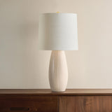Shavani Table Lamp, Aged Brass/Ceramic Honeydew