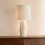 Shavani Table Lamp, Aged Brass/Ceramic Honeydew