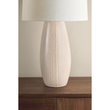 Shavani Table Lamp, Aged Brass/Ceramic Honeydew