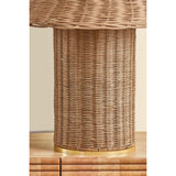 Jeanette Table Lamp, Aged Brass