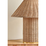 Jeanette Table Lamp, Aged Brass