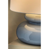 Pia Table Lamp, Aged Brass/Ceramic Chateau Crackle