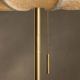 Alexandra Floor Lamp, Aged Brass