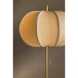 Alexandra Floor Lamp, Aged Brass