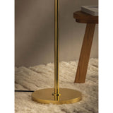 Alexandra Floor Lamp, Aged Brass