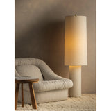 Sam Floor Lamp, Aged Brass