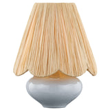 Cailyn Table Lamp, Aged Brass/Ceramic Frost Crackle