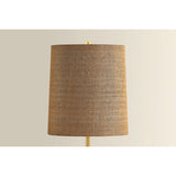 Gladys Table Lamp, Aged Brass/ Ceramic Vanilla Bean