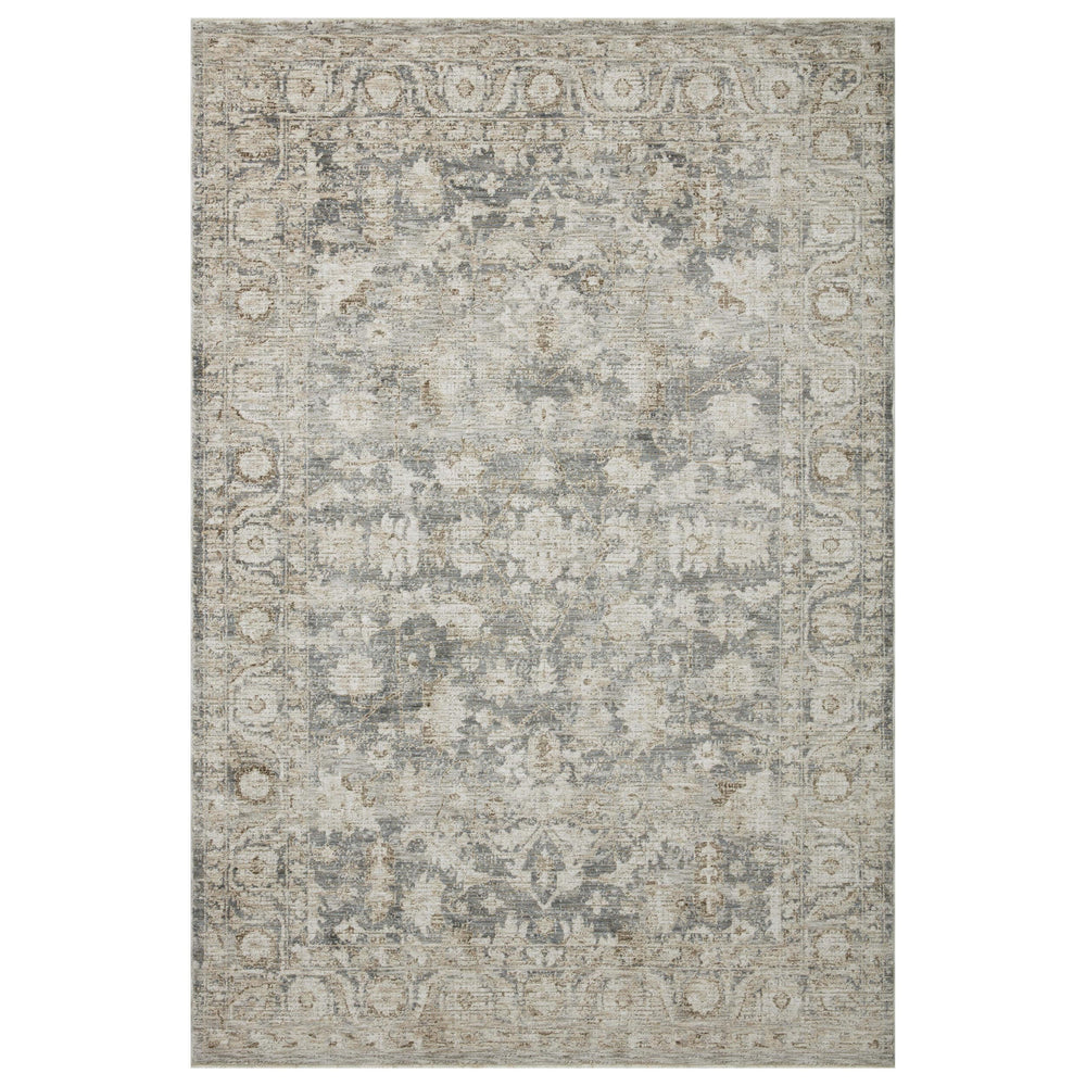 Amber Lewis × Loloi Rug Honora HON-02, Slate/Beige-Rugs1-High Fashion Home