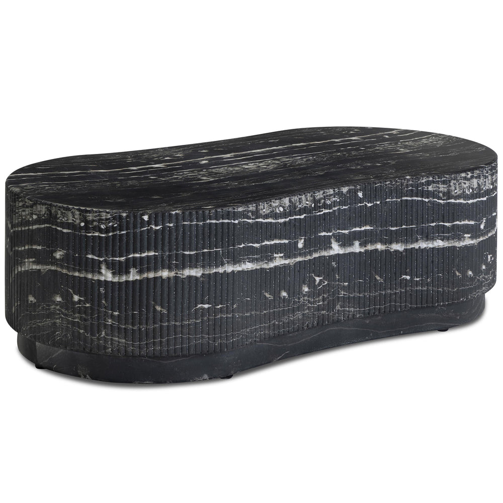 Hades Outdoor Coffee Table, Black