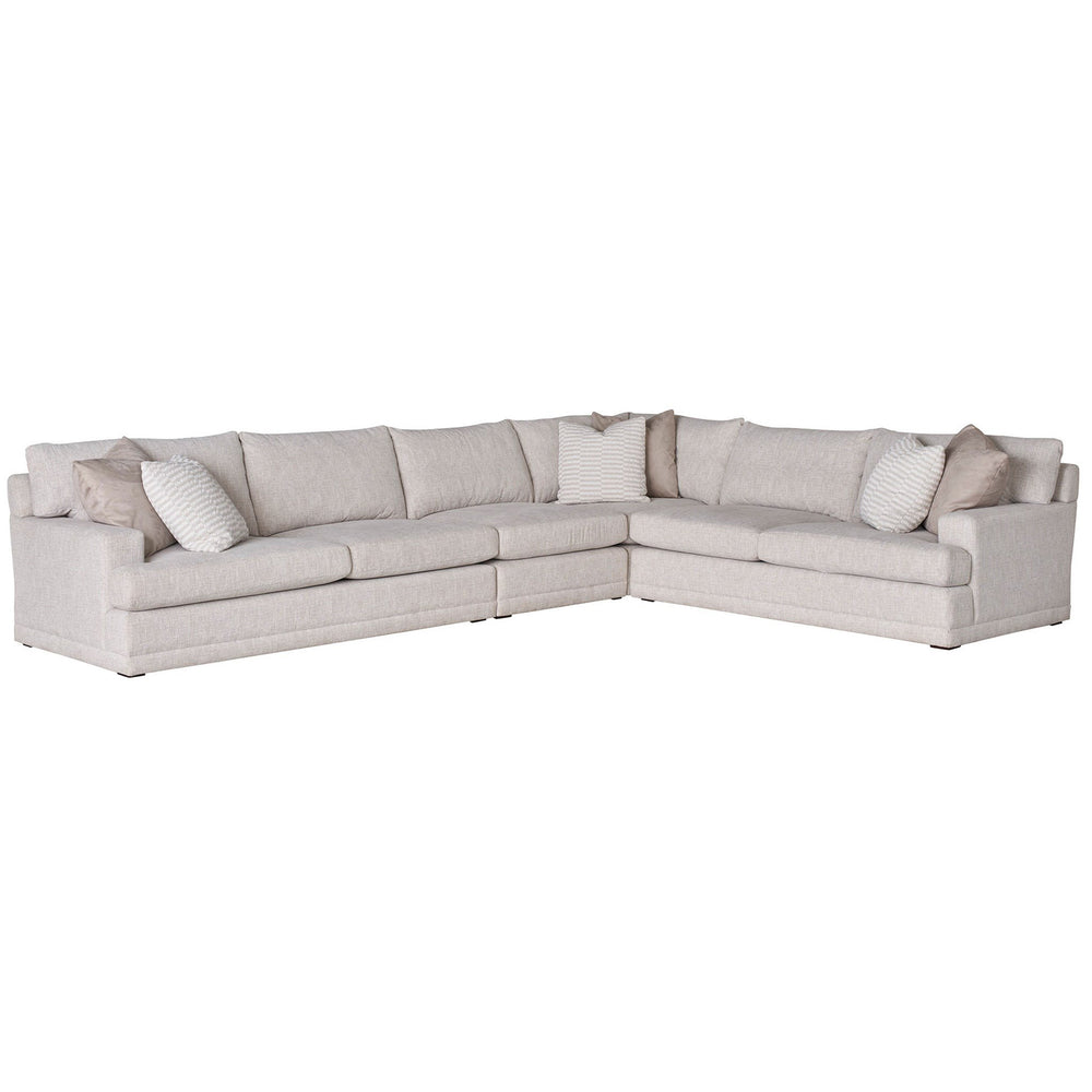 Hadlee 4 Piece Sectioan, Tweed Sisal-Furniture - Sofas-High Fashion Home