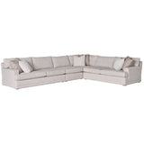 Hadlee 4 Piece Sectioan, Tweed Sisal-Furniture - Sofas-High Fashion Home
