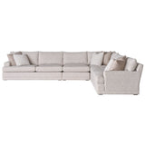 Hadlee 4 Piece Sectioan, Tweed Sisal-Furniture - Sofas-High Fashion Home
