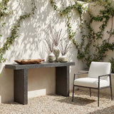 Hagan Outdoor Console Table, Natural Slate