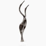 Hakawai Sculpture, Blackened Silver-Accessories-High Fashion Home