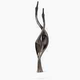 Hakawai Sculpture, Blackened Silver-Accessories-High Fashion Home
