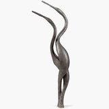 Hakawai Sculpture, Blackened Silver-Accessories-High Fashion Home