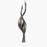 Hakawai Sculpture, Blackened Silver-Accessories-High Fashion Home
