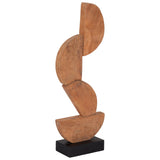 Half Circles Stacking, Brown-Accessories-High Fashion Home