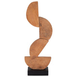 Half Circles Stacking, Brown-Accessories-High Fashion Home