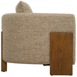 Halligan Chair, Beige-Furniture - Chairs-High Fashion Home