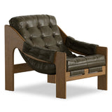 Halston Leather Chair by Four Hands