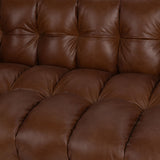 Halston Sofa, Chestnut Elite-Furniture - Sofas-High Fashion Home