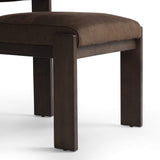 Hamlet Leather Dining Chair, Cottswald Cigar Nubuck, Set of 2